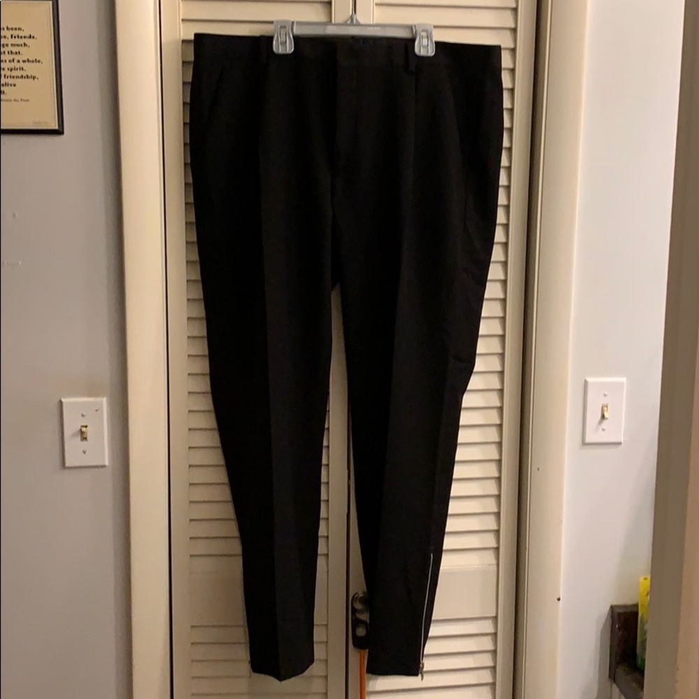 ASOS skinny crop smart pants w/ zippers